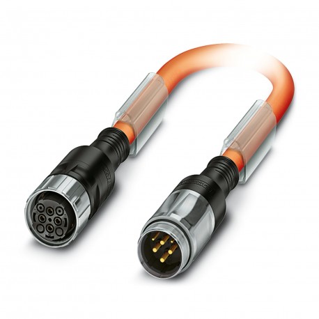 Phoenix contact K-5E-M40 M9/5,0-C03/M40 F8 Connector in molded plastic on both sides