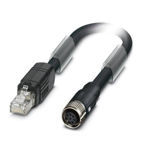Phoenix contact NBC-M12FS/5,0-971/R4AQ VR Cable VARAN, ready-made, shielded, flexible, black, female..