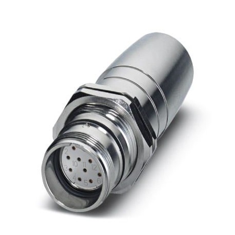 Phoenix contact UC-17S1N8AQPAD Rear panel feed-through, with Pg16 connection thread, straight, shiel..