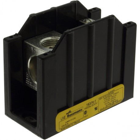 EATON - MOELLER POWER DISTRIBUTION BLOCK POWER DISTRIBUTION BLOCK 16373-3 EATON ELECTRIC Terminal block, BT, 310 A, AC 600 V, DC 600 V, 3P, UL