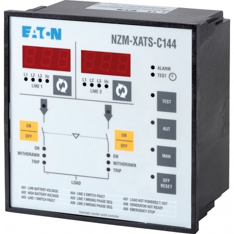 Eaton-moeller NZM-XATS-C144 EATON ELECTRIC Automatic Transfer Switch-Controller., 144mm.