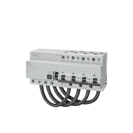 Siemens 5SU1644-7KK82 RCBO, 10 kA, 4P, type A, 300 mA, C-Char, In: 125 A, Un AC: 400 V