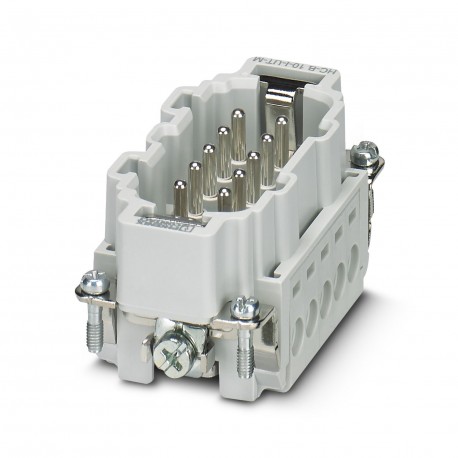 PHOENIX CONTACT HC-B 10-I-UT-M HC-B 10-I-UT-M 1648173 PHOENIX CONTACT HEAVYCON male insert, B10 series, 10-pos., screw connection