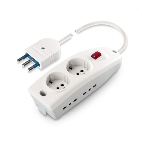 Scame 165.20411.N MULTI-OUTLET SOCKET