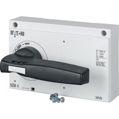 Eaton-moeller NZM4-XDVG Y7-165718 EATON ELECTRIC Rotary handle, black, lockable on the handle, size 4, IEC