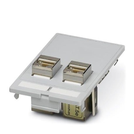 Phoenix contact VS-SI-FP-2RJ45-5-MOD-BU/BU Front plate