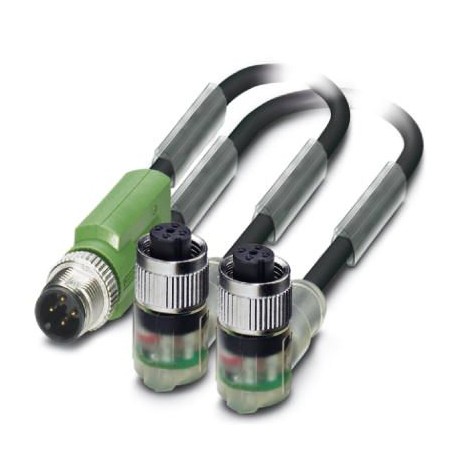 PHOENIX CONTACT SAC-3P-M12Y/2X0,6-PUR/M12FR2LB SAC-3P-M12Y/2X0,6-PUR/M12FR2LB 1669042 PHOENIX CONTACT Sensor/actuator cable