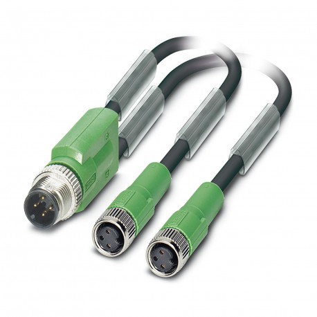 PHOENIX CONTACT SAC-3P-M12Y/2X0,6-PUR/M 8FS SAC-3P-M12Y/2X0,6-PUR/M 8FS 1671344 PHOENIX CONTACT Sensor/actuator cable