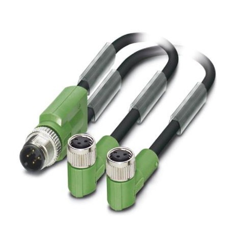 Phoenix contact SAC-3P-M12Y/2X0,3-PUR/M 8FR Sensor/actuator cable