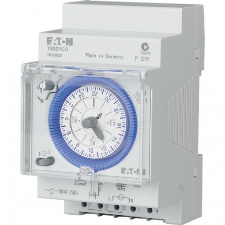 Eaton-moeller TSSD1CO Y7-167391 EATON ELECTRIC Series connection time switch 24 hrs., segments, 3 TLE