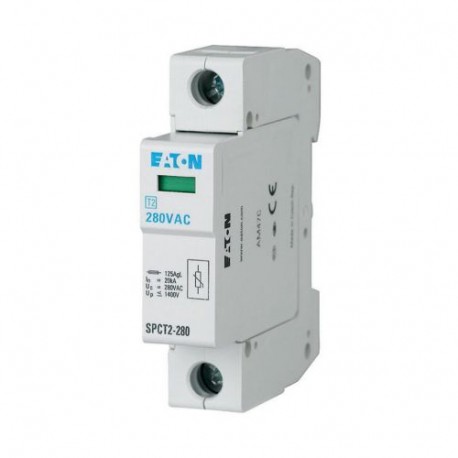 EATON - MOELLER SPCT2-135/1 SPCT2-135/1 167583 EATON ELECTRIC Plug-in surge arresters, 1p, 135VAC, 20 kA
