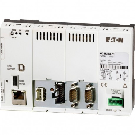 Eaton-moeller XC-152-E6-11 Y7-167851 EATON ELECTRIC Compact PLC, 24 V DC, ethernet, RS232, RS485, CAN, SWDT