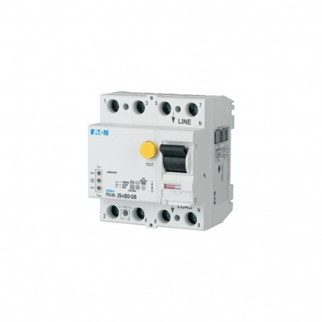 Eaton-moeller FRCDM-25/4/003-G/B Y7-167892 EATON ELECTRIC Digital residual current circuit-breaker, 25A, 4p, 30mA, ..