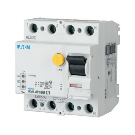 Eaton-moeller FRCDM-80/4/03-G/A Y7-168635 EATON ELECTRIC Digital residual current circuit-breaker, 80A, 4p, 300mA, ..