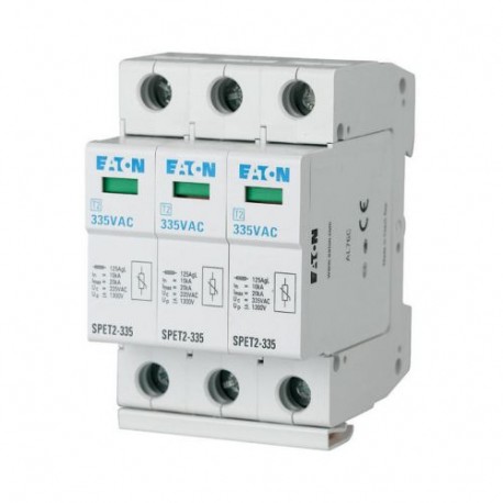Eaton-moeller SPET2-335/3 Y7-168697 EATON ELECTRIC Surge arresters complete, 3 p, 335VAC, 4, 5 kA