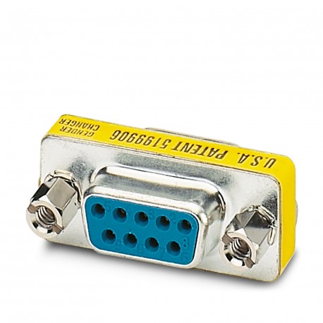 PHOENIX CONTACT VS-09-GC-BU/BU VS-09-GC-BU/BU 1688722 PHOENIX CONTACT D-SUB gender changer