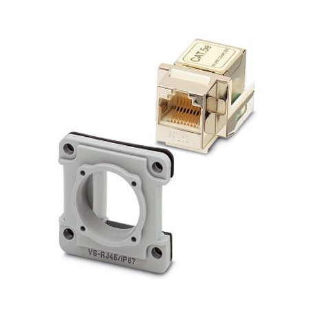 Phoenix contact VS-08-A-RJ45/MOD-1-IP67-SET-BU Panel mounting frame set