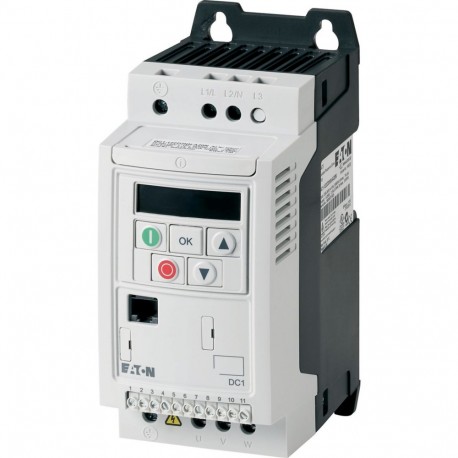 Eaton-moeller DC1-124D3FN-A20N EATON ELECTRIC Variable frequency drive, 230 V AC, 1-phase, 4.3 A, 0.75 kW, IP20/NEM..