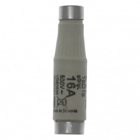 Eaton-moeller FUSE D1 16A 500 VAC T GL/GG E16 EATON ELECTRIC Fuse-link, LV, 16 A, AC 500 V, D1, gL/gG, IEC, time-del..