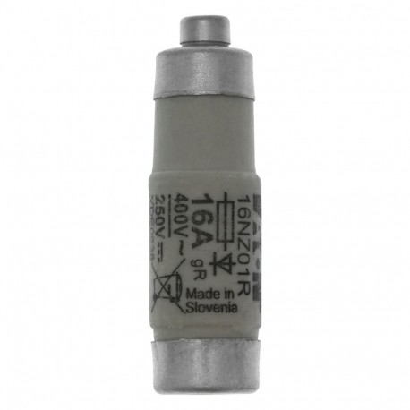 Eaton-moeller FUSE D01 16A 400 VAC GR E14 EATON ELECTRIC cartridge fuse, BT, 16 A, AC 400 V, D01, aR, IEC, ultra r..