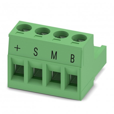 PHOENIX CONTACT MSTB 2,5/ 4-ST BD:+,S,M,B MSTB 2,5/ 4-ST BD:+,S,M,B 1700754 PHOENIX CONTACT Printed-circuit board connector
