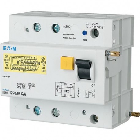 Eaton-moeller FBHMV-80/2/03-S/A Y7-170137 EATON ELECTRIC Residual-current circuit breaker trip block for AZ, 80A, 2..