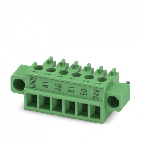 PHOENIX CONTACT MC 1,5/ 6-STF-3,81BD:GND-24V Q MC 1,5/ 6-STF-3,81BD:GND-24V Q 1701598 PHOENIX CONTACT Plug