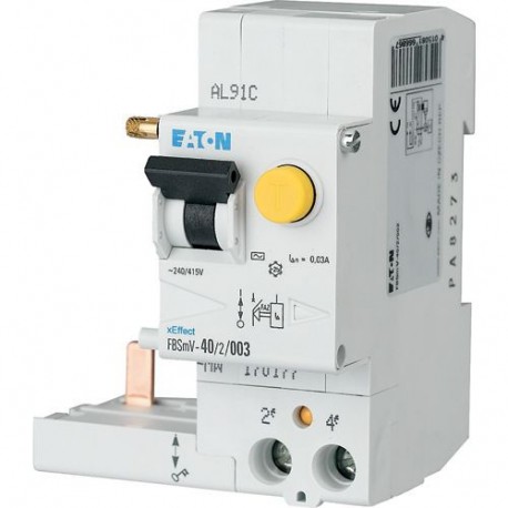 Eaton-moeller FBSMV-63/2/1-A Y7-170216 EATON ELECTRIC Block Differential For FACE, 63A, 2P, 1000mA, Class A