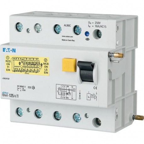 Eaton-moeller FBHMV-80/4/003-A Y7-170265 EATON ELECTRIC Digital residual current circuit-breaker, 25A, 4p, 30mA, ty..