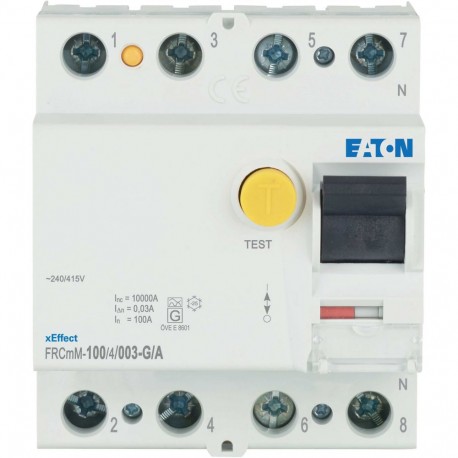 Eaton-moeller FRCMM-100/4/003-G/A Y7-170298 EATON ELECTRIC Residual current circuit breaker (RCCB), 100A, 4p, 30mA,..