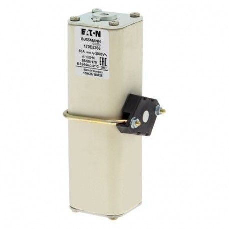 Eaton-moeller FUSE 50A 3000V 1BKN/170 AR EATON ELECTRIC Fuse-link, high speed, 50 A, AC 3000 V, size 1, aR, IEC, ..