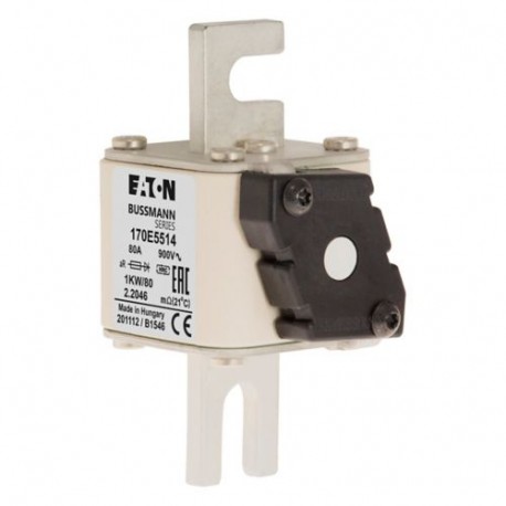 Eaton-moeller FUSE 80A 900V 1KW/80 AR EATON ELECTRIC FUSE 80A 900V 1KW/80 AR