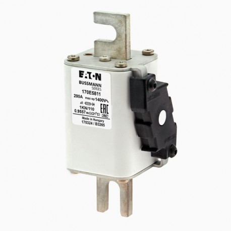 Eaton-moeller High Speed -  Square Body High Speed Square Body 170E5811 EATON ELECTRIC Fuse-link, high speed, 200 A, AC 1400 V, DIN 1, aR, DIN, IEC,..