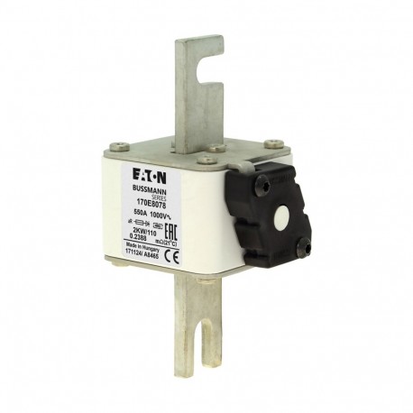 Eaton-moeller FUSE 550A 1000V 2KW/110 AR EATON ELECTRIC Fuse-link, high speed, 550 A, AC 1000 V, DIN 2, aR, DIN, ..