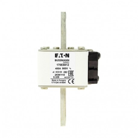 Eaton-moeller High Speed -  Square Body High Speed Square Body 170E8810 EATON ELECTRIC Fuse-link, high speed, 600 A, AC 1500 V, size 2, aR, IEC, vis..