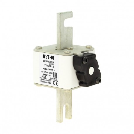 Eaton-moeller High Speed -  Square Body High Speed Square Body 170E8812 EATON ELECTRIC Fuse-link, high speed, 400 A, AC 900 V, DIN 2, aR, DIN, with ..