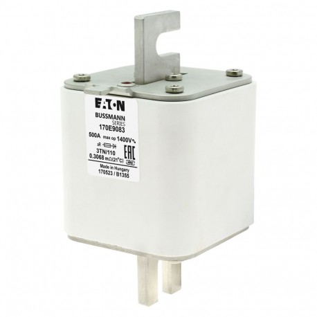 Eaton-moeller FUSE 500A 1400V 3TN/110 AR EATON ELECTRIC Fuse-link, high speed, 500 A, AC 1400 V, DIN 3, aR, DIN, ..