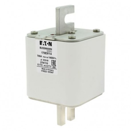 Eaton-moeller FUSE 700A 1400V 3TN/110 AR EATON ELECTRIC Fuse-link, high speed, 800 A, AC 2000 V, size 3, 99 x 171..