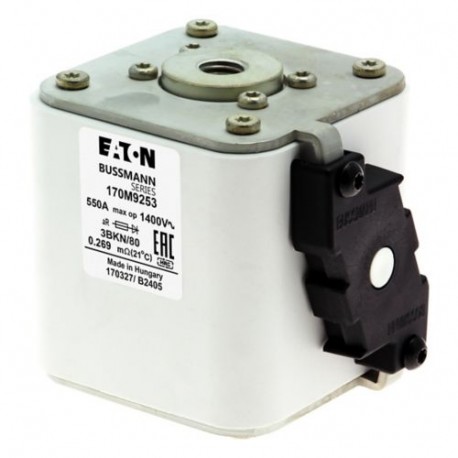 Eaton-moeller FUSE 550A 1400V 3BKN/80 AR EATON ELECTRIC Fuse-link, high speed, 550 A, AC 1400 V, size 3, aR, IEC,..