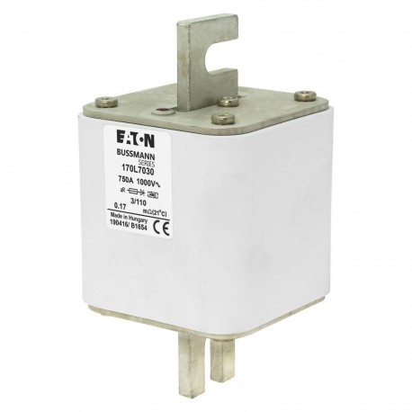 Eaton-moeller FUSE 750A 1000V 3/110 AR EATON ELECTRIC Fuse-link, high speed, 750 A, AC 1000 V, Size 3, 76 x 90 x ..
