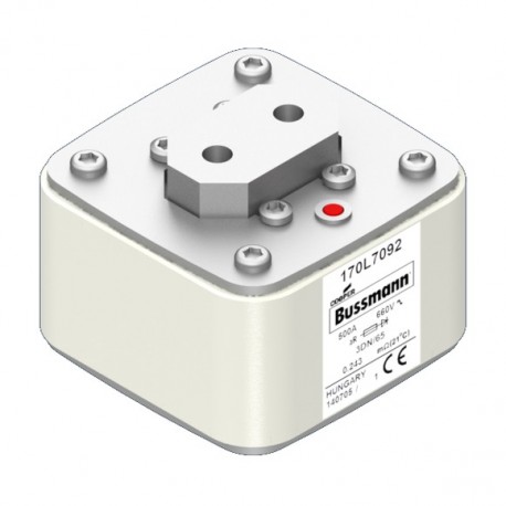 Eaton-moeller High Speed -  Square Body High Speed Square Body 170L7092 EATON ELECTRIC Fuse-link, high speed, 500 A, AC 660 V, Size 3, 76 x 76 x 63 ..