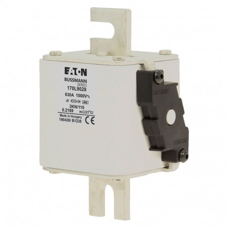 Eaton-moeller FUSE 630A 1000V 3KN/110 AR EATON ELECTRIC Fuse-link, high speed, 630 A, AC 1000 V, Size 3, 74 x 92 ..