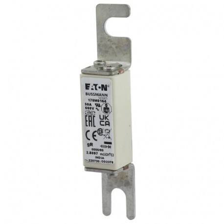 Eaton-moeller FUSE 50A 660V 0000/80 AR UR EATON ELECTRIC Fuse-link, high speed, 50 A, AC 660 V, size 0000, 18 x 1..