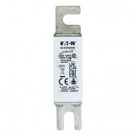 Eaton-moeller FUSE 16A 690V 000U/80 GR UC EATON ELECTRIC Fuse-link, high speed, 16 A, AC 690 V, DIN 000, 21 x 40 ..