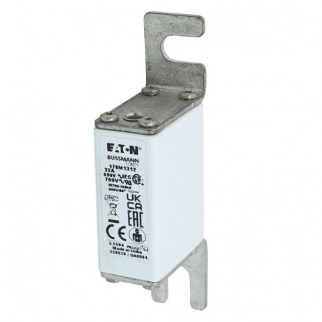 Eaton-moeller FUSE 32A 690V 000U/80 GR UC EATON ELECTRIC Fuse-link, high speed, 32 A, AC 690 V, DIN 000, 21 x 40 ..