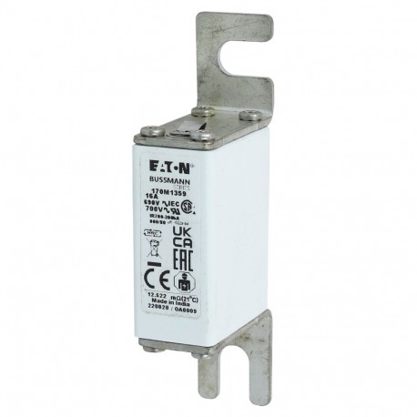 Eaton-moeller FUSE 16A 690V 000/80 GR UC EATON ELECTRIC Fuse-link, high speed, 16 A, AC 690 V, DIN 000, 21 x 40 x..