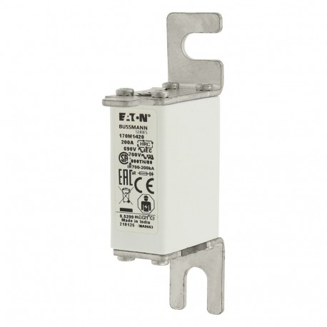 Eaton-moeller FUSE 200A 690V 000TN/80 AR UC EATON ELECTRIC Fuse-link, high speed, 200 A, AC 690 V, DIN 000, aR, D..