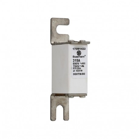 Eaton-moeller FUSE 315A 690V 000TN/80 AR UC EATON ELECTRIC Fuse-link, high speed, 315 A, AC 690 V, DIN 000, aR, D..