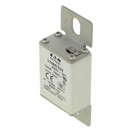 Eaton-moeller FUSE 125A 690V 000F/70 AR UR EATON ELECTRIC Fuse-link, high speed, 125 A, AC 690 V, size 000, 24 x ..