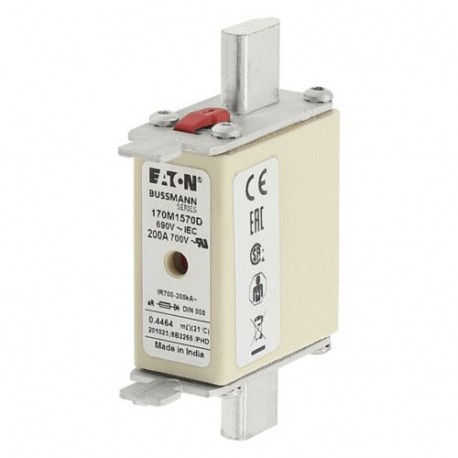 Eaton-moeller FUSE 200A 690V aR DIN 000 HSDNH EATON ELECTRIC Fuse-link, high speed, 80 A, AC 690 V, DIN 000, 21 ..